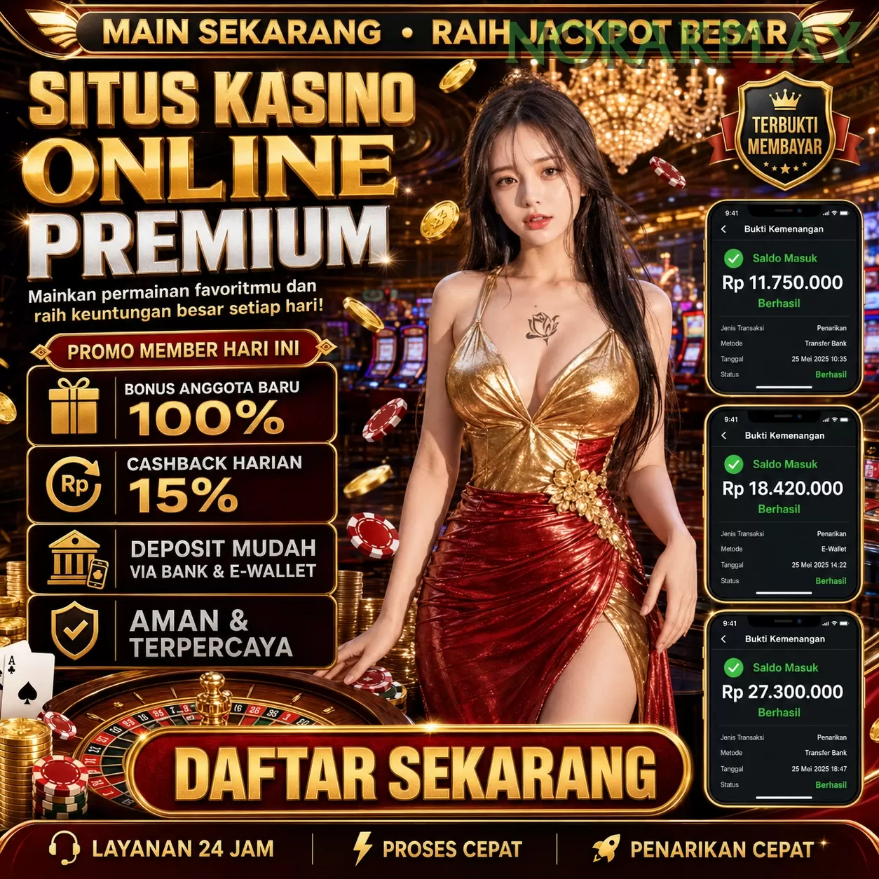 Login norakplay Sekarang Bonus Melimpah